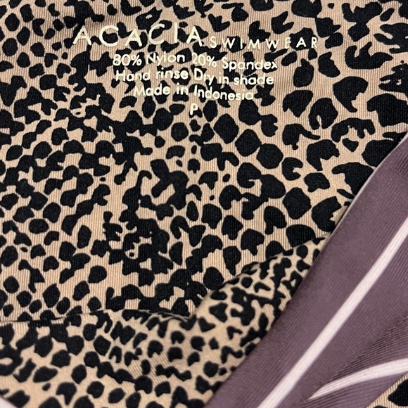 acacia P bikini bottom striped strappy straps size small - Picture 6 of 9